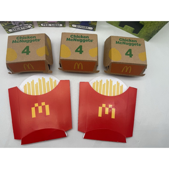 Minecraft Movie McDonalds Kid Happy Meal Toys w/3 Empty Boxes, 3 toys*READ.. - Picture 3 of 5
